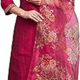 Women Silk Blend Kurta Pant with Dupatta Set-picture-15