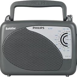 Philips DL167/94 Portable/Hand Carry Radio with MW/SW/FM Bands, Telescopic Aerial, 2xR20 Battery & Optional 3V DC Power, 4Ω Speaker Impedance, Tuning & Band Selection, Portable Radio Receiver-29