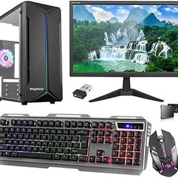 MegaDesk All-in-One Desktop Computer Set, i7 4th Gen, 16 GB RAM, 256 GB SSD, 1 TB HDD, 19" HD LED Monitor, RGB Keyboard & Mouse, WiFi, Windows 10, MS Office (16-256-1TB)-6