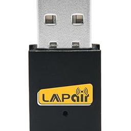 LAPCARE LAPAIR Wireless 300Mbps Nano USB 2.0 Adapter, Compact WiFi Dongle for Fast Internet, Compatible with Windows, Linux, Mac, 1-Year Warranty (LWD-300-24