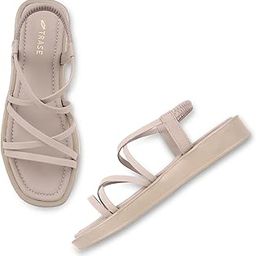 Women Slingback Sandals, Multi Straps Stylish Design, Cushioned Sole, and Lightweight for Everyday Wear-image-81