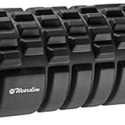 Wearslim Professional Foam Roller Medium Density Deep Tissue Massager for Muscle Massage and Myofascial Trigger Point Release, Like A Massage Therapist-Black[Premium Edition]-image-24