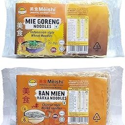 Meishi Noodles Combo Pack | Ban Mien Handcut Hakka Fine Noodles And Mie Goreng Indonesian Noodles-image-81