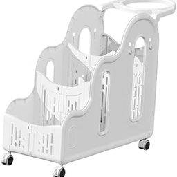 SAZ DEKOR Yoga Mat Storage Rack Dumbbells Multifunction Yoga Block Fitness Weight Rack Ball Frame White-image-60