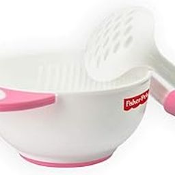 Fisher-Price Baby Polypropylene Food Mash and Serve Bowl Set- (Pink, 3 Months)-21
