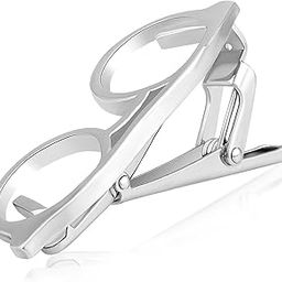 Silver Plated Spacs Shape Tie Pin for Men Business Formal Accessories for Him-image-64