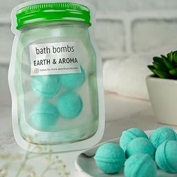 EARTH & AROMA Bath Bomb, Tablets - 10 Grams Each (Pack of 5)| Organic Handcrafted No artificial fragrance | For Fizzes Spa & Pedicure | Perfect Bath Gift Set for Kids, Men & Women (PEPPERMINT)-image-73