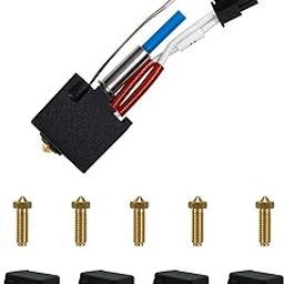 AOMUWKE 3D Printer Hotend for Kobra 2, FDM 3D Printer Accessories Hotend Kit with Silicon Socks and Nozzles for Anycubic Kobra 2-image-20