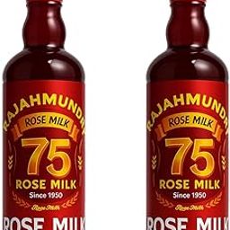 ROSE MILK CENTER Rose Syrup Sharbat 750ml | Refreshing Drink with Milk, Soda, or Water | Perfect for Rosemilk, Falooda, Mocktails, Desserts & Sweets | Summer Beverage (Pack Of 2)-picture-17