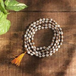 RUDRAKSHA AND GEMSTONE STORE Vaijanti Mala Original for Laddu Gopal वैजयंती माला Certified Vaijayanti Mala Original 108 Beads Without Rudraksha Bajanti Baijanti ka Mala for Krishna Ji Vyjanthi Mala-picture-21