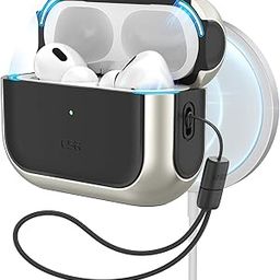 ESR for AirPods Pro 2 Case, Compatible with MagSafe, Magnetic Ready, TPU, Earbuds/Charging Not Included, AirPods Pro 1st/2nd Generation Cover(2023/2022/2019), Titanium-30