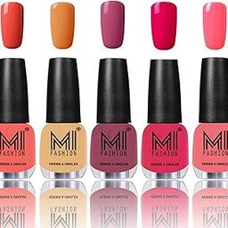 Combo of 5 Pcs - Peach,Flirty nude,Mauve brown,Moon magenta and Pink mania-image-21