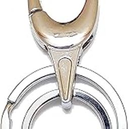 Hook Keychain for Bike & Cars|Hook Locking/Hook Lock/Hook Metal Keychain/Keyring/Key Ring/Key Chain|Silver Color-picture-42