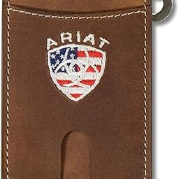 MONEY CLIP WALLET AMERICAN FLAG EMBROIDERED AGED BARK-image-79
