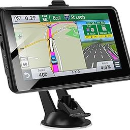 Upgrade 2024 GPS Navigation for Truck Car,7 inch 2.5D Screen,Commercial Drivers Semi Truck GPS,World Map Navigation System 8GB 256M with Voice Guidance,Speed Limit Warning,Lifetime Free Map Updates-picture-6
