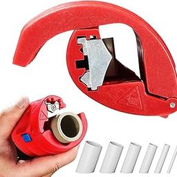 BWOGUE Pipe Cutter, 360 Degree Cutting Pvc Pipes, for Plastic Pipes from Diameter 15 to 50 Mm Cutter for PVC, Plastic, PPR, Plumbing Cutting Items, Vinyl & Rubber Tube, Plastic Pipe Hose-image-43