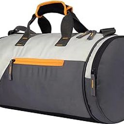 Duffel Shoulder Gym Bag - Easy to Carry Gym Bag 22 LTR | Premium Sports Gym Bag | Adjustable Shoulder Bag for Men Women (Medium, Gym Bags, Orange)-image-17