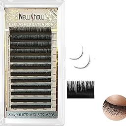 Eyelash Extension Permanent Original Hair 0.07/D Mix Size (9-15mm)-9