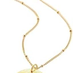 Arabic Moon Pendant (Gold Coloured)-image-13
