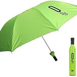 Stylish Umbrella Folding Plastic Wine Bottle Deco, Double Layer Folding Portable with Cover for Protection & Rain Outdoor - PACK OF 1-image-4