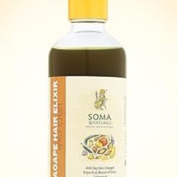 Soma Naturals Agape Hair Elixir for Men & Women | 100% Natural & Plant-Based Ingredients | Nourishing Hair Oil for Stronger, Shinier Hair | Non-Sticky Formula | No Hidden chemicals & Color- 100ml-image-29
