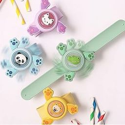 eErlik 1Pc Fidget Wrist Band for Kids with LED Light Up Silicone Strap - Cartoon Bracelet Wristband Birthday Return Gift for Boys & Girls-image-32