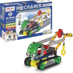 Mechanix Robotix-2 STEM Toy, Building and Construction Set for Boys and Girls Age 8+ Years, Motor and Gear-14