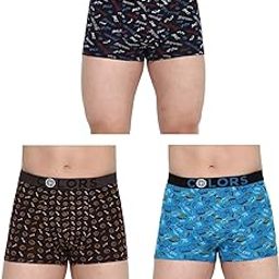 Men's Cotton All Over Print Trunks (Pack of 3) (Colors-105-Asst-3-100_Assorted-picture-19