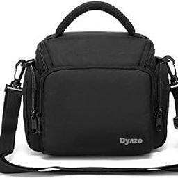 Dyazo Water Resistant Camera Bag/Case Shoulder Strap Space for Photography Lens and Accessories Compatible for Nikon, Canon, Sony, Panasonic, Samsung & Other SLR/DSLR etc (Black & Silver)-30