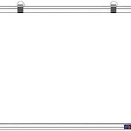 Viprax 2x1.5 Feet Non Magnetic White Board with Green Chalk Board Surface on Back Side, Heavy-Duty Aluminum Frame (Pack of 1)-13