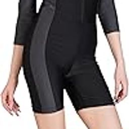 SHIFTER Unisex Full-Sleeve Sports & Swim Suit | One-Piece Quick-Dry Activewear for Adults | 4-Way Stretch, Chlorine-Resistant, Front Zip-picture-10