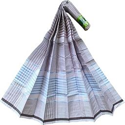 Bangladeshi Lungi for Men by Amanat Shah - Pure Cotton White Purple Multicolour Check Design, Perfect for Everyday Wear, Comfortable and Stylish (Design 5)-image-55