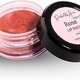 Prakratik Aura’s Natural Rose Lip Balm – Moisturizing & Nourishing with Sweet Almond Oil, Rose Oil & Vitamin E | 100% Organic | Beetroot Powder | For Dry & Chapped Lips (8ml)-44