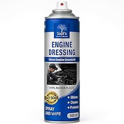 SAPI'S Engine Dressing 505ml Spray - Powerful Engine Cleaner, Protects & Shines, 500ml Bottle-5