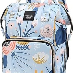 DREAM DOODLE Multi-Pocket Diaper Bags for Toddlers - Durable & Stylish Polyester Oxford Fabric with 13 Compartments - Perfect for Travel, Daycare, Everyday Use-image-13