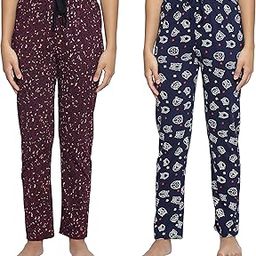 Womens Cotton All Over Print Pyjamas (Set of 2)-picture-26