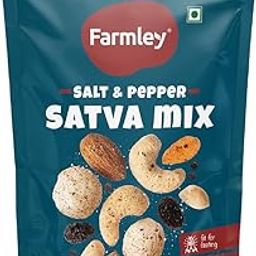 Farmley Satva Mix 120g, Fit for Fasting I Contain Peanuts, Green Raisins, Almonds, Cashew Nuts, Black Raisins, Fox Nuts, Roasted in Olive oil-image-96