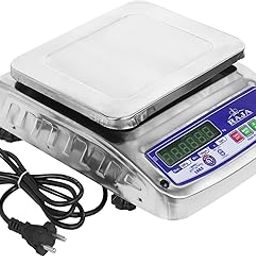 GVC Full Metal-Stainless Steel Body with 30kg x 2g - High Accuracy Rechargeable Weight Machine with Double Display - Computer Vajan Kata Taraju for Shop, Restaurant, Home, Kitchen Weighing Scale-2
