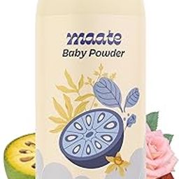 Maate Talc Free Natural & Ayurvedic Baby Powder | Soothes and Keeps Your Baby's Skin Calm | Enriched with Bael Fruit, Red Sandal and Darbha | 100% Natural, Non-Irritant and Safe (100 gm)-image-27
