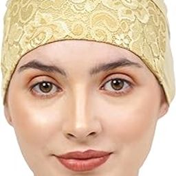 Under Hijab Cap For Women | Cotton Lycra Scarf Cap | Bonette InnerCap,Headscarves,Hijab | Yellow Head Cap For Girls-image-12