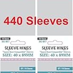 Sleeve Kings Space Base Compatible Sleeves 40 X 89 mm (4x110 Pack, 440 Sleeves)-image-12