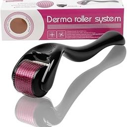 Derma Roller for Hair, Beard, Face & Scalp – 540 Titanium Microneedles for Men & Women | 0.25mm Microneedling Roller for Skin, Facial Care & Hair Regrowth | Safe & Easy to Use-image-88