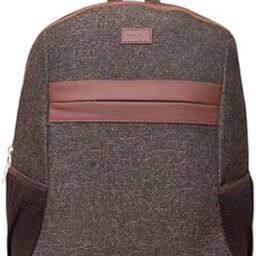 Men's Classic Laptop Backpack | 15.6 Inch Vegan Leather Bag | Office College School Use | Water-Resistant Travel Backpack for Work Study & Daily Commute | Indian & Stylish-10