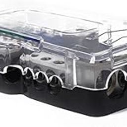 CALANDIS 4 Ways Car Audio Ans Fused Power Distribution Block 2X 0/2Ga in 4X 4/8Ga Out-image-8