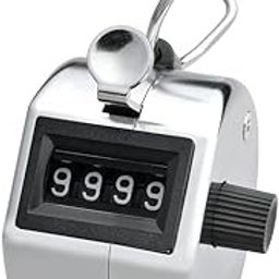 Oblivion 4-Digit Hand Tally Counter | Clicker Pitch Counter | Digital Clicker Counting, Manual Digital Counting |Clicker Counter for Counting Knitting, Coaching, Golf, Lap, Fishing-28