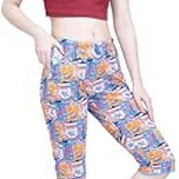 Capri for Women - 100% Cotton 3/4th Pants (with Pockets & Drawstring), Stylish Three-Fourth Lounge Pants for Women & Girls-picture-53