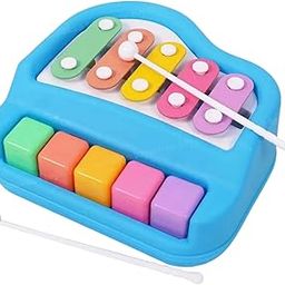KRIDANAKANI Musical Big Size Xylophone 5 Keys (Multicolor) | Piano & Xylophone .NonToxic,Non-Battery,Educational Musical Instruments Toyset for Kids,Toddlers,Boys & Girls with 2 Mallets-16