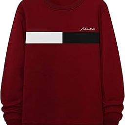 Casual Unisex Cotton Wool Blend Color Block & Typography Printed Round Neck Full Sleeve Durable Pullover Sweatshirt & Hoodie for Men & Women-image-20