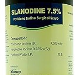 Slanodine 7.5% Scrub – Povidone Iodine Scrub Solution | Antiseptic Skin & Hand Disinfectant | Pre-Surgical & Hygiene Use | 500ml-image-8