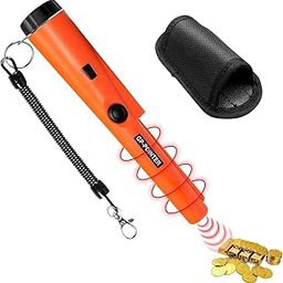 Metal Detector Pinpointer, Professional Waterproof Handheld Pin Pointer Wand, Search Treasure Pinpointing Finder, Scan Detector with Buzzer Vibration - Orange-6